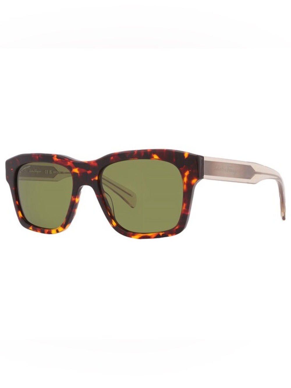 Salvatore Ferragamo Unisex Tortoiseshell Frame Sunglasses